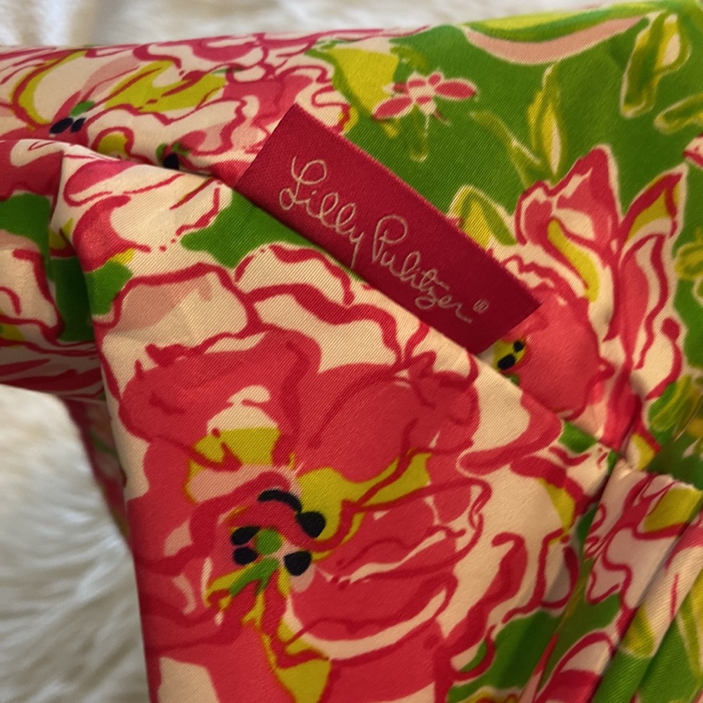 Lilly Pulitzer insulated Floral Bottle Opener Tote Bag / Beach Bag - Picture 6 of 12